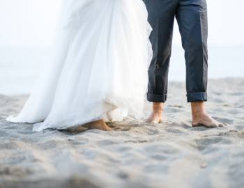 wedding on the beach, getting married in the sand