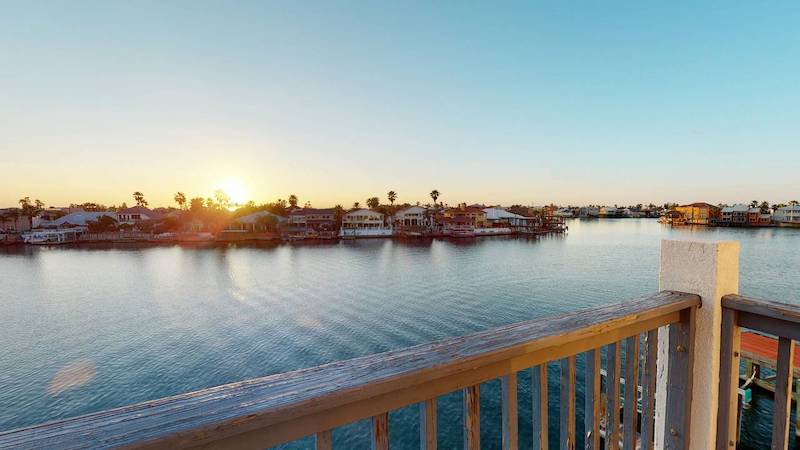 A view from a Port Aransas vacation rental A view from a Port Aransas vacation rental